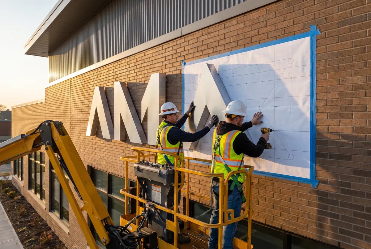 Sign Installation installation