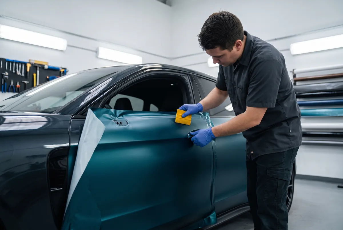 Vehicle Wraps installation